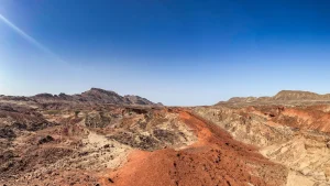 «Зона рифта Туркана (на фото) в Кении и Эфиопии находится на критическом этапе перехода к разрыву континента. Кристиан Роуэн»