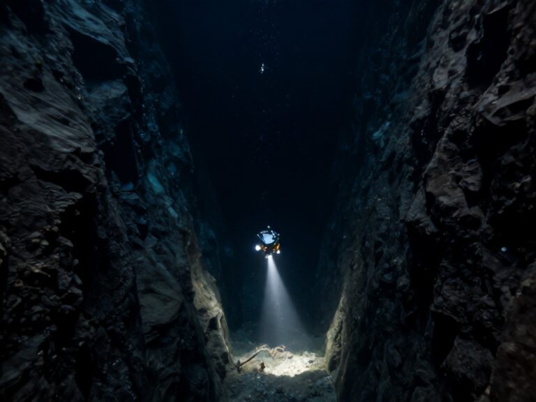 Бездна Челенджера Марианская впадина. Художественное изображение Ai/oceanolog.ru CC_By-SA-4.0